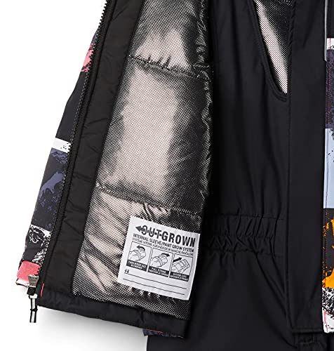 Columbia Toddler Unisex Mighty Mogul Set, Bright Geranium Smorgas Berg/Black, 3T #TOP2
