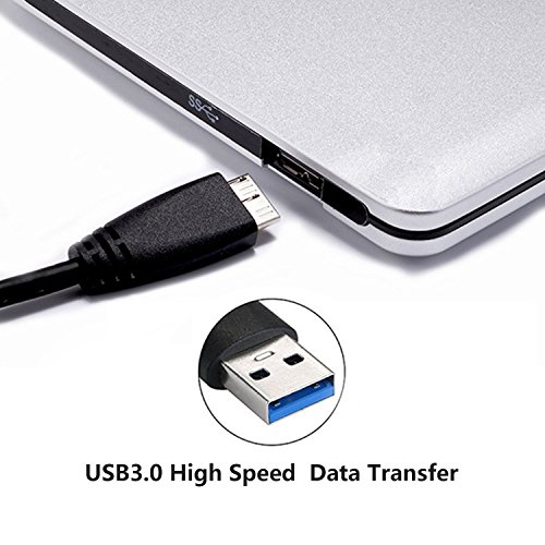 USB 3.0 External Blu-Ray DVD/BD/CD Drive, Portable Ultra-Thin 3D Blu-ray Player/Writer/Burner Used for The MacBook Pro Air, Apple Mac and So On Various Brand Computer Desktop, Laptop (Silver) - Thumbnail 4