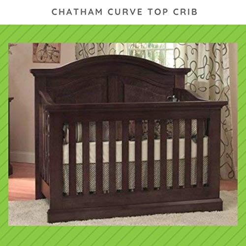 Image of Toddler Bed Safety Guard Rail for Kingsley & Centennial Convertible Cribs - Solid Wood Rail for Convertible Crib to Toddler Bed Conversion - Safety Bed Rail for Children (Slate)
