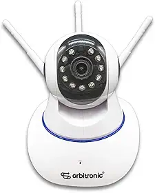 Câmera Segurança 3 Antenas Robo Baba Pet Ip Onvif Wifi Noturna Orbitronic