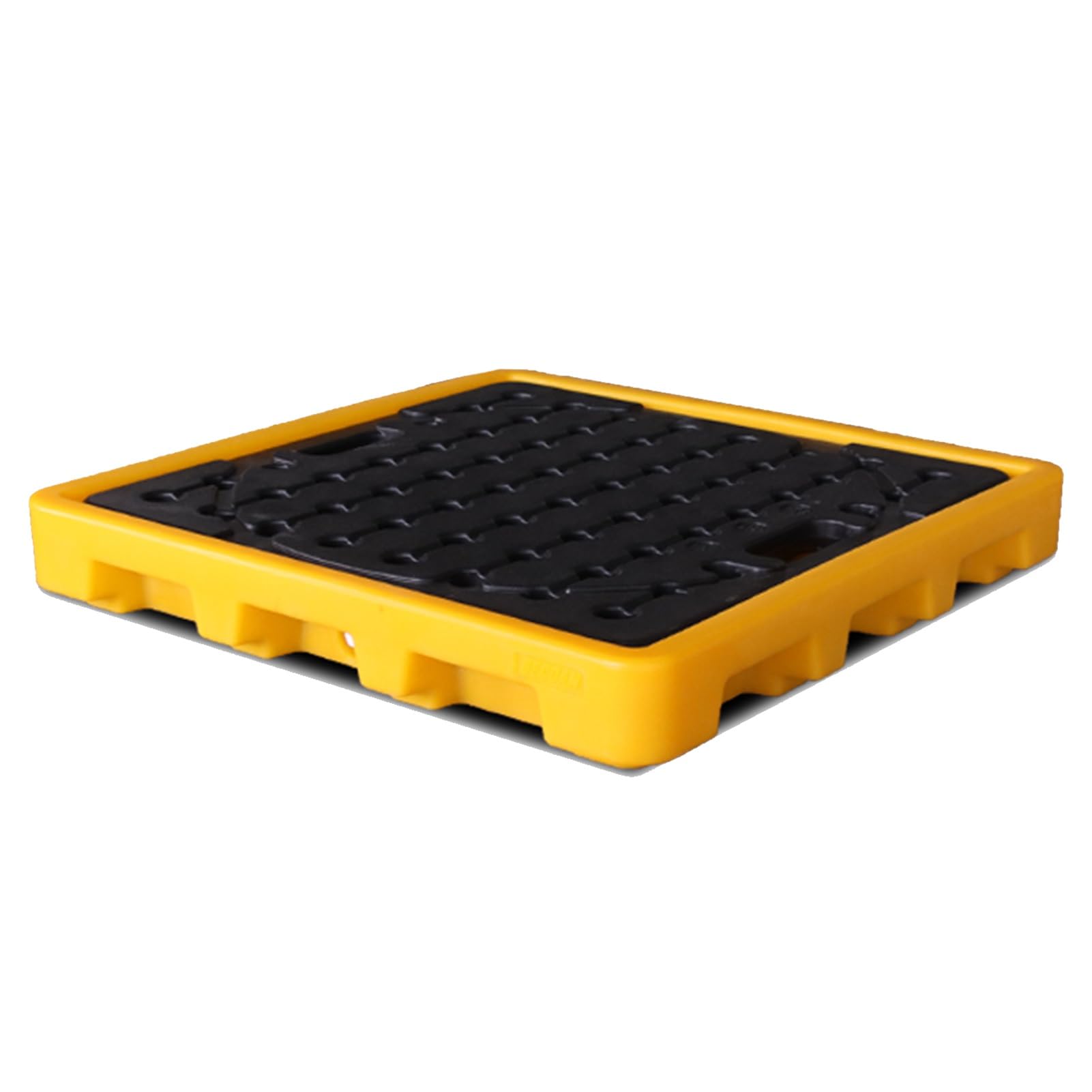 QUSYZD Oil Spill Tray, Leakproof Polyethylene Containment Pallet, Stackable Spill Platform with Drain Outlet & Flat Top Grating, Modular Spill Containment for Paint,B
