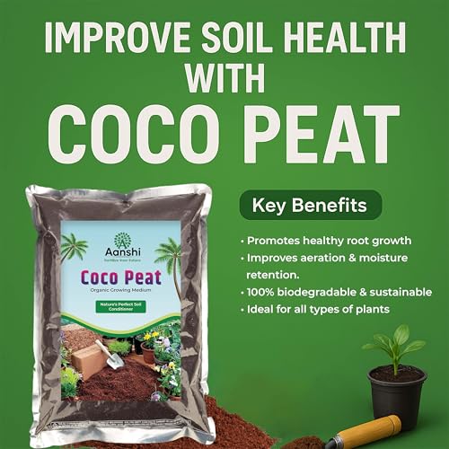 Image of Cocopeat 900 gm x 3 - 100% Natural Soil Conditioner & Moisture Retainer | Ready-to-Use Organic Coconut Coir Fibres for Home Gardening, Potted Plants & Seed Starting | Eco-Friendly Fertilizer