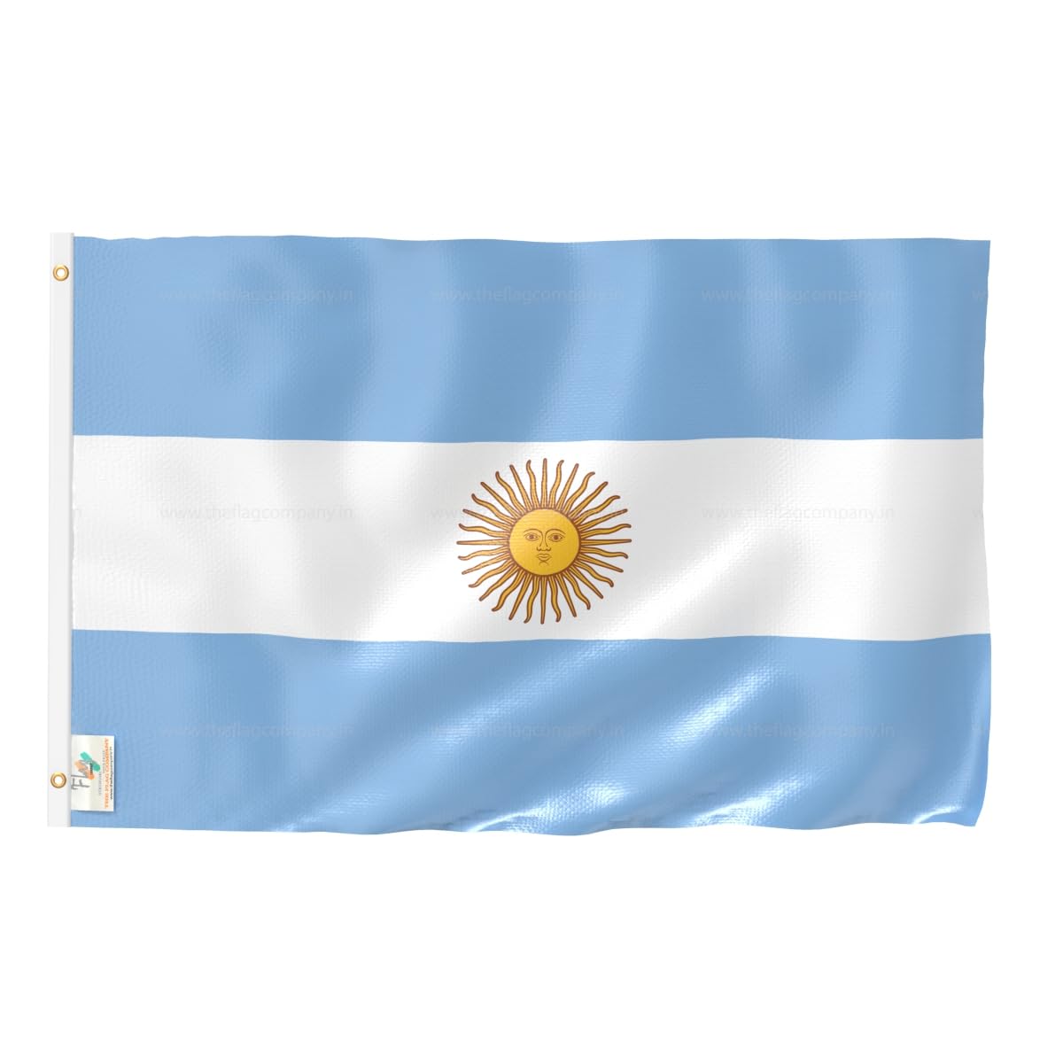 The Flag Company Argentina National Flag 3 x 4.5 Ft | Premium Outdoor Flag | UV & Fade Resistant | Double Stitched | Argentine Flag for Home, Office, Garden & Events-image-13