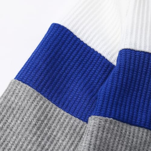 Image of Kid Toddler Boy Clothes Color Block Sweatshirt and Casual Pants 2Pcs Boys Fall Winter Outfits 1-5T