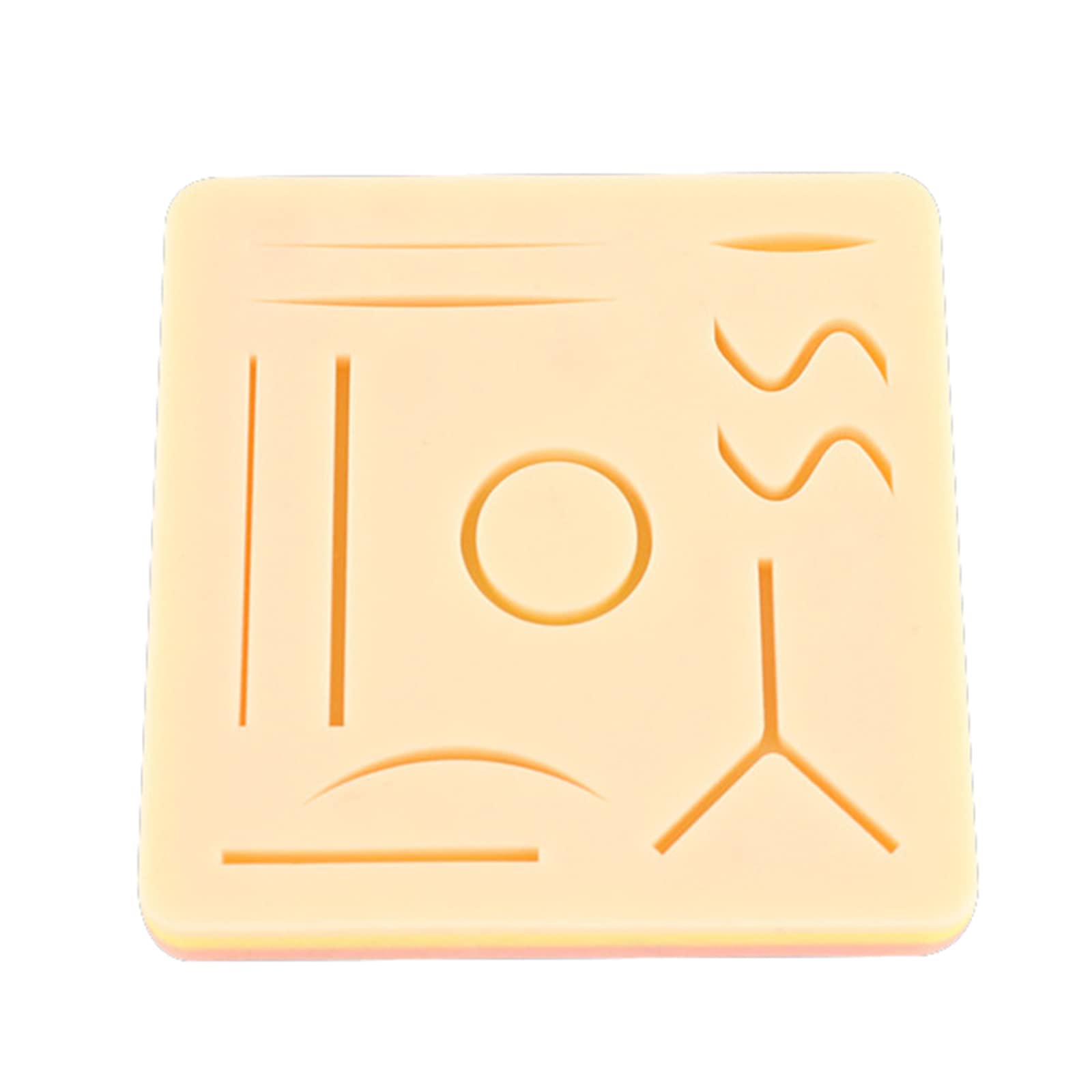ERNZI Modello di Sutura della Pelle Scuola Infermieristica Seam Training Seam Pad Training Seam Silicone Modello di Esercizio per Gli Accessori della Macchina da Cucire (Grandi Dimensioni)