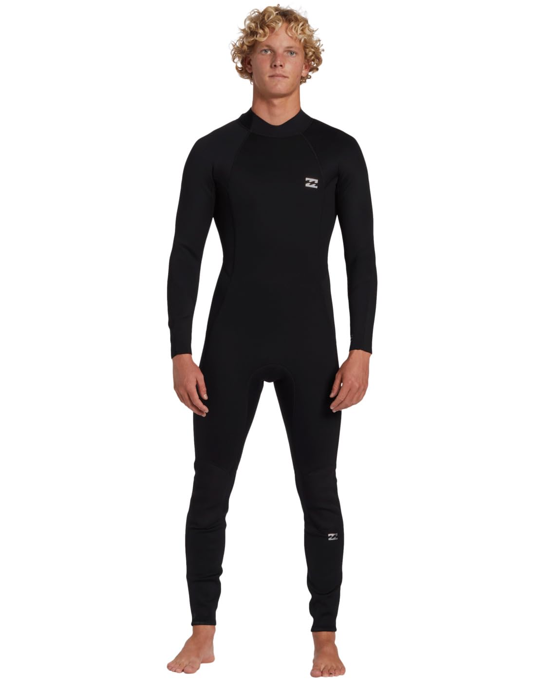 Billabong Traje de Neopreno para Hombre, 5/4 mm, Cremallera Trasera, Entrepierna Alta, Punto de Carga Reforzado, Color Negro