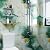 10pcs Peel and Stick Tile Shower Waterproof Marble Tiles Wall Panels, 11.8"x11.8" Self-Adhesive Backsplash Tile, PVC Wall Panels Shower Tiles for Home Bathroom Green (Non Real Ceramic Tiles)