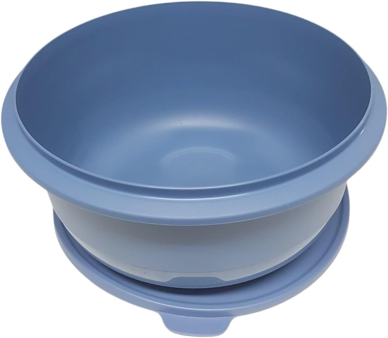 Tupperware Original Maximilian Rührschüssel 6,0 Liter Blau mit Deckel – XXL Salatschüssel, Hefeteigschüssel, Peng-Schüssel, BPA-frei