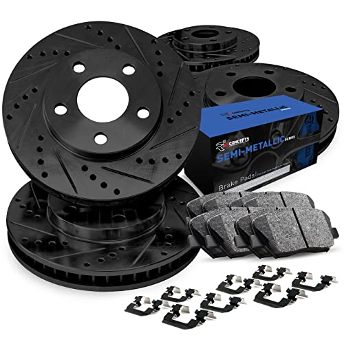 Image of R1 Concepts Front and Rear Brake Kit Fits 2006-2010 Ford Explorer