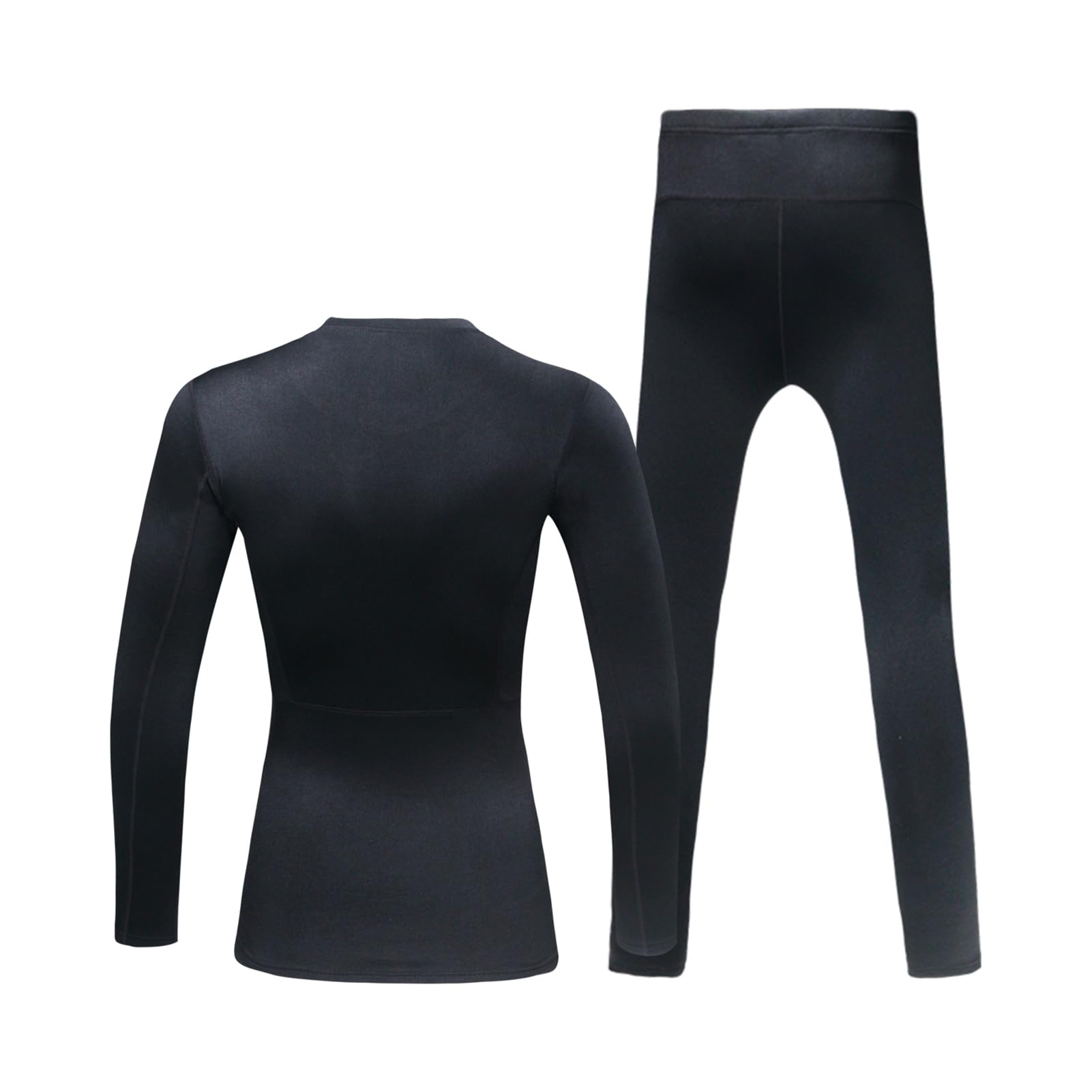 Ensemble de sous-vêtements Thermiques d'hiver 2 pièces pour Femmes, doublé en Polaire, Doux, Confortable, léger, Extensible pour Les activités de Plein air comme la randonnée et