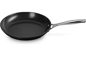 Essential Le Creuset Non-Stick Ceramic Shallow Frying Pan, 11" Essential Everyday Kitchen Must-Have