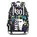 Lorh's store Joueur de Football étoile Lionel Messi Sac à Dos Multifonction Lumineux numéro 10 Voyage étudiant Sac à Dos Fans de Football Bookbag pour Hommes Femmes (Style 5)