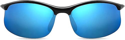 Miniatura 3 de JULI - Lentes de sol deportivos polarizados para hombres y mujeres, marco irrompible Tr90 para correr, pescar, béisbol, conducir, MJ8002