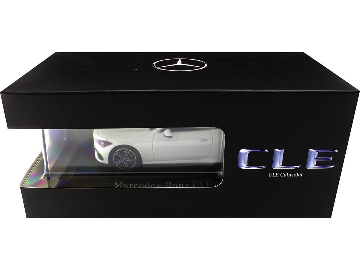 2024 Mercedes-Benz CLE Convertible (A236) Blanco Opalo Brillante/Rojo 1:43 Dealer Edition B66960651