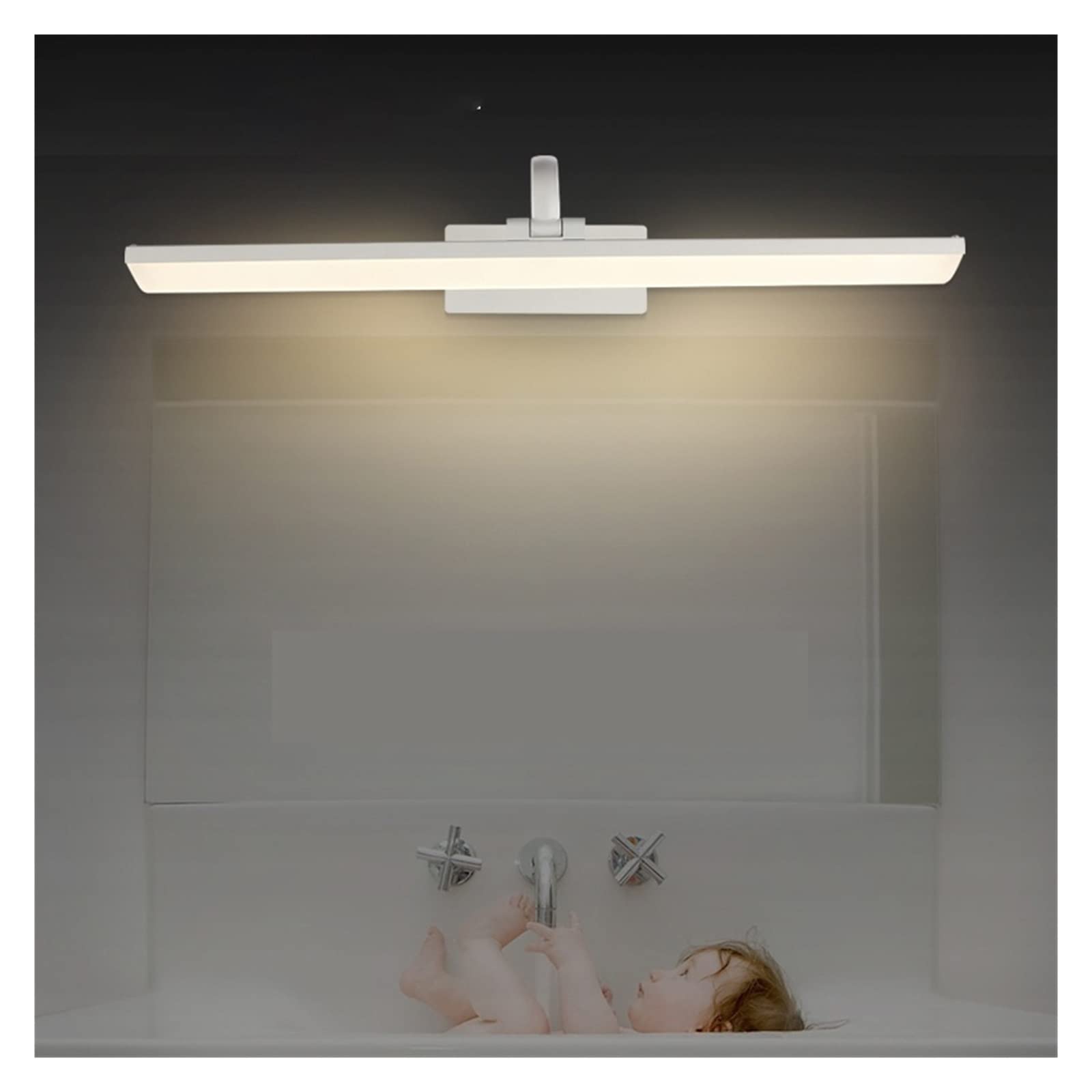 Bezprzewodowa Lampa Do Obrazu, Oświetlenie obrazu, obrotowa głowica oświetleniowa z 3 trybami oświetlenia, ściemniane światło wyświetlacza z timerem do malowania portretów OśWietlenie W Dowolnym Miejs