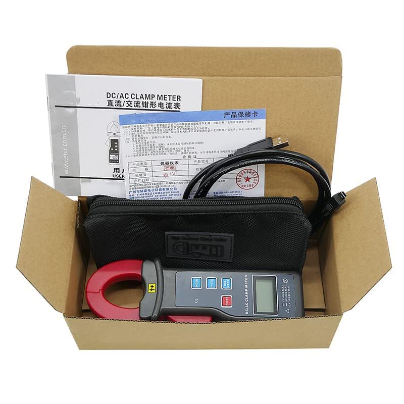 Medidor de Pinza Amperimétrica para Corriente AC y DC con Rango 0.0A a 1000A y Resolución 0.1A miniatura 6