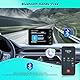 Hikity Tragbares DAB/DAB+ Radio Adapter für Autoradio mit 2.4 Zoll LCD Display Radio Klein UKW-Digitalradio Adapter mit Bluetooth-Freisprechtelefon AUX-IN FM Transmitter Autoradio DAB Digitalradio