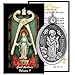 Saint Apollonia Patron of Dentists and Those with Dental Disease Silver Oxidized Medal Blessed Prayer Card and Set with everything (CARD+MEDAL)