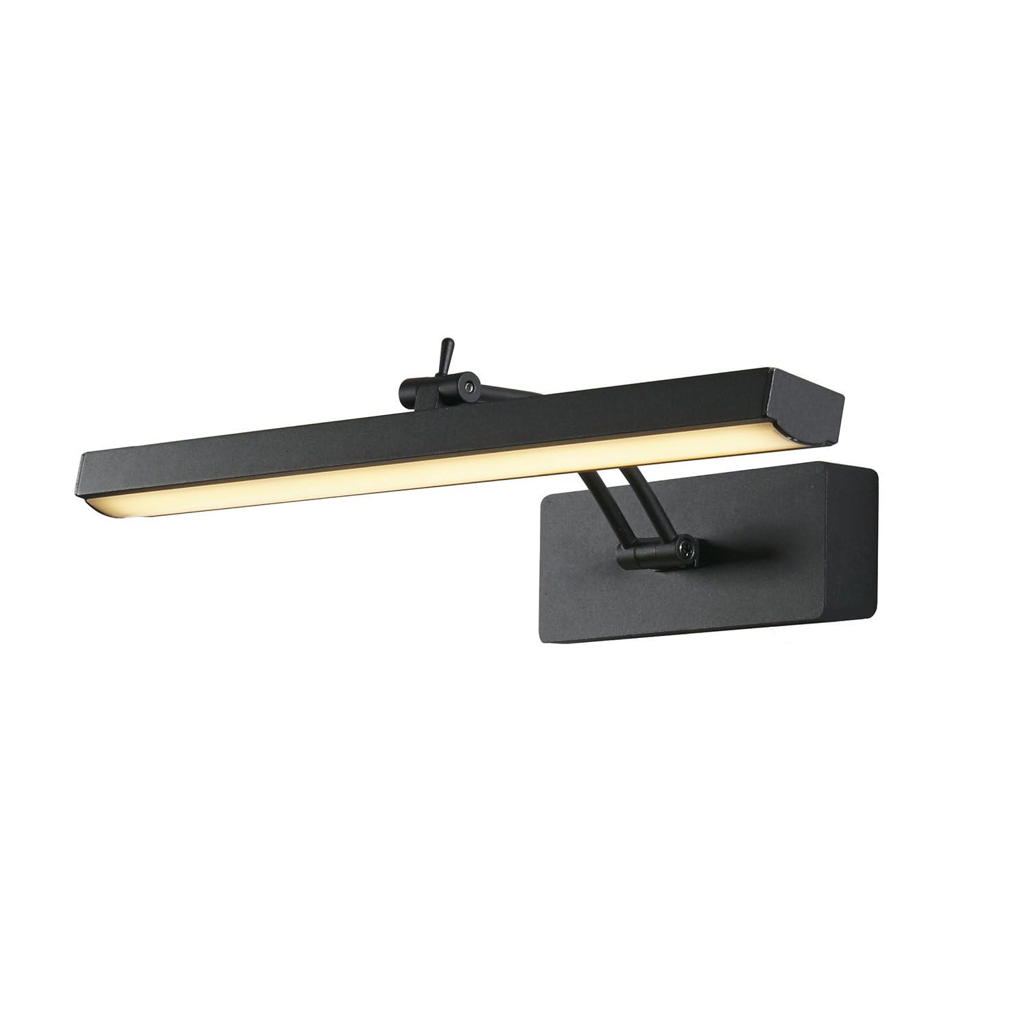 Searchlight Rhodes Lámpara para cuadros de 40 cm, metal negro