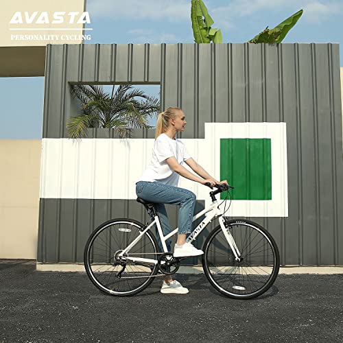 AVASTA Populus 700C Road Bike for Women with Kickstand, 15