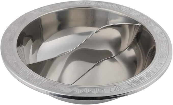 Olla Shabu Shabu Divisoria de Acero Inoxidable para Cocina de Inducción miniatura 5