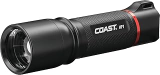 COASTÂ® HP7 650 Lumen Focusing LED Flashlight with SLIDE FOCUSÂ® and BEAM LOCKÂ®, Black