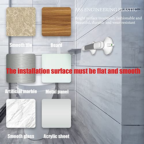 Loresjoy Handicap Grab Bars For Bathtubs And Showers, 12 Inch Grab Bars For Bathroom With Indicators, Suction Cup Shower Handle For Elderly, Balance Assist Safety Bath Handle Bathroom Balance Bar #TOP5