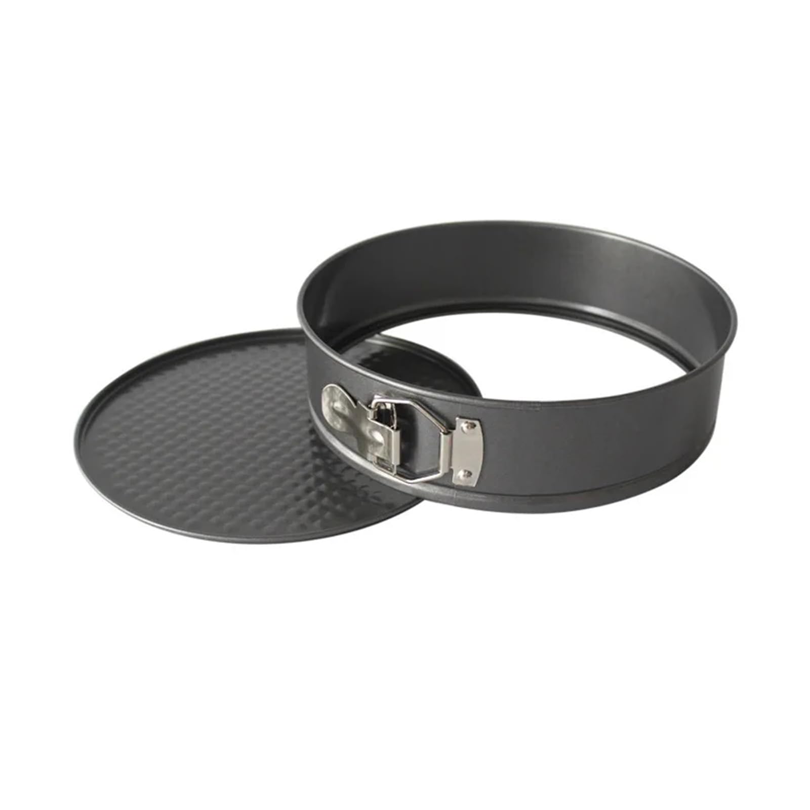 Generico Stampo da forno in acciaio al carbonio da 12-24 cm, antiaderente, tortiera rotonda, utensile da cucina for torte(B set:20/22/24cm)
