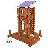 Lincoln Logs Country Meadow Cottage – 137 Pieces – Ages 3+ Preschool Education Toy