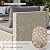 VONZOY 8 Piece Patio Furniture Set with 44" Fire Pit Table, Outdoor Sectional Wicker Rattan Sofa Set with Coffee Table (Grey/Grey)