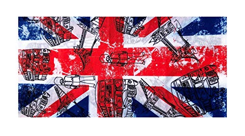 NICKSTON 6 cachecóis de Londres do Reino Unido multifuncionais de microfibra sem costura, proteção c