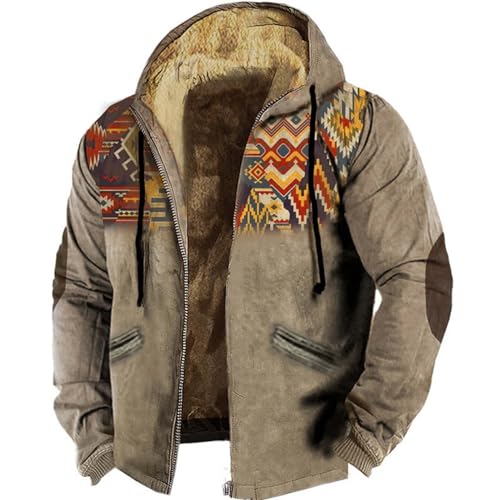 Chaquetas de invierno para hombre, con impresión digital 3D,