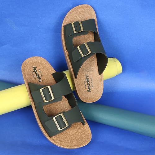 Image of Aqualite PG-113 Men's Ethic Slipper with Comfortable Cushion Insole|Ethic Slipper for Men's