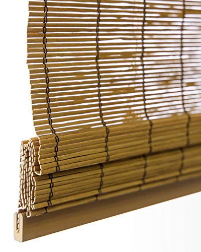 CHICOLOGY Bamboo Roman Shades, Smart Choice Eco-Friendly Light Filtering Blinds for Windows Premium Quality - Image 4