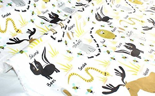 Woodland Animals Tailored Crib Skirt with Pleat