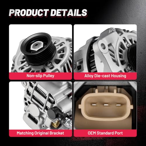 Image of BDFHYK 90A Alternator for Mazda 2 1.5L L4 2011-2014, A2TG1391