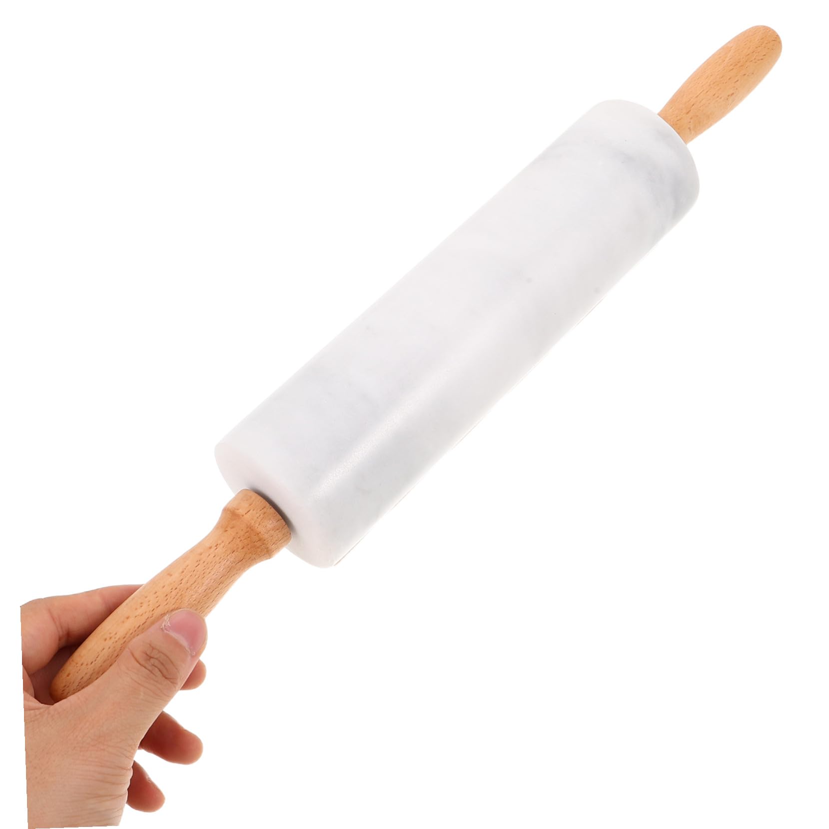 DOITOOL 3 Piezas Rodillos de Mármol para Hornear Rodillos Antiadherentes para Masa de Pastelería Pan Pizza y Fondant Herramienta Ergonómica para Cocina Doméstica