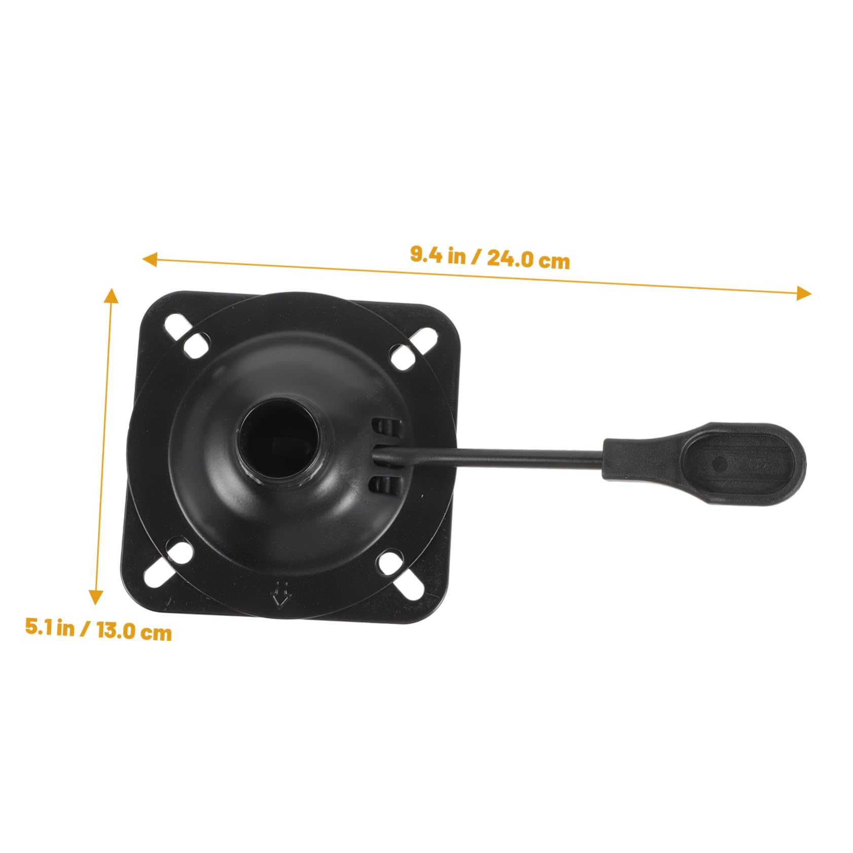 DOITOOL Pieza de Repuesto para Mecanismo de Inclinación, Fácil de Instalar y Limpiar Base de Silla Negra de Acero Inoxidable para Silla de Oficina o Barra