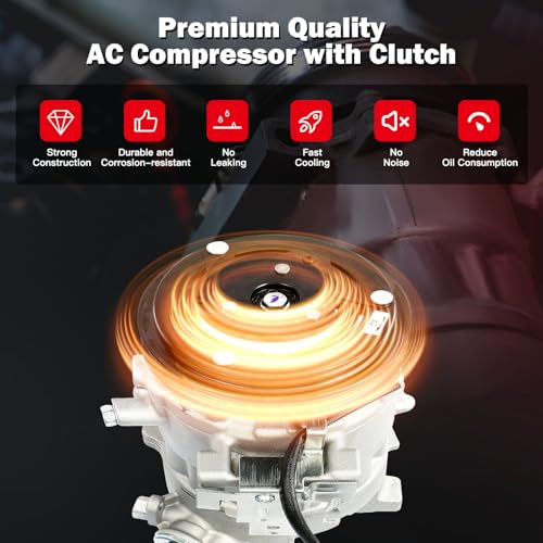 Image of Air Conditioning Compressor Fit for Cadillac ATS CTS 2.0L 2.5L 2013-2019