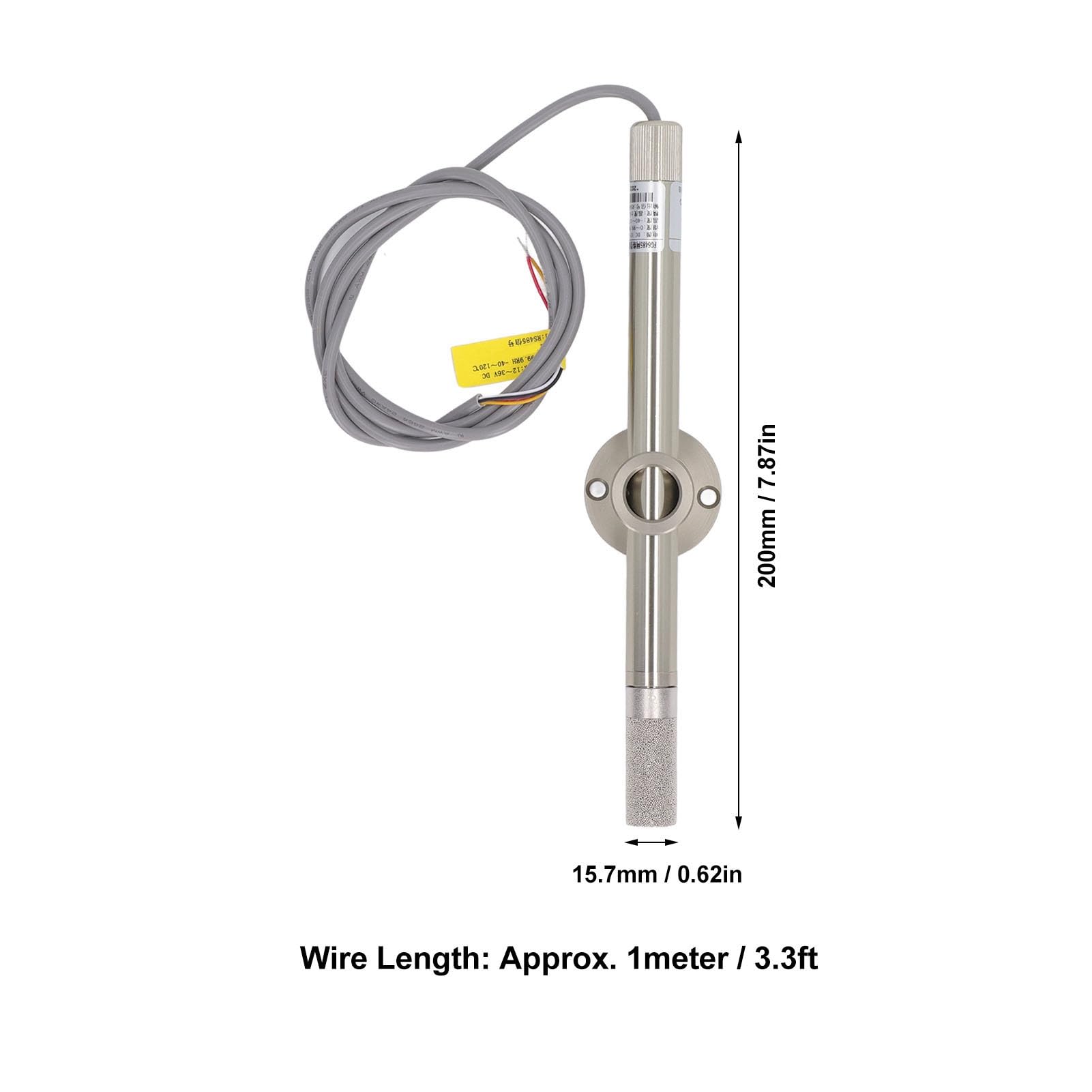 FTVOGUE Transmisor del Sensor de Humedad y Temperatura HVAC, Pared