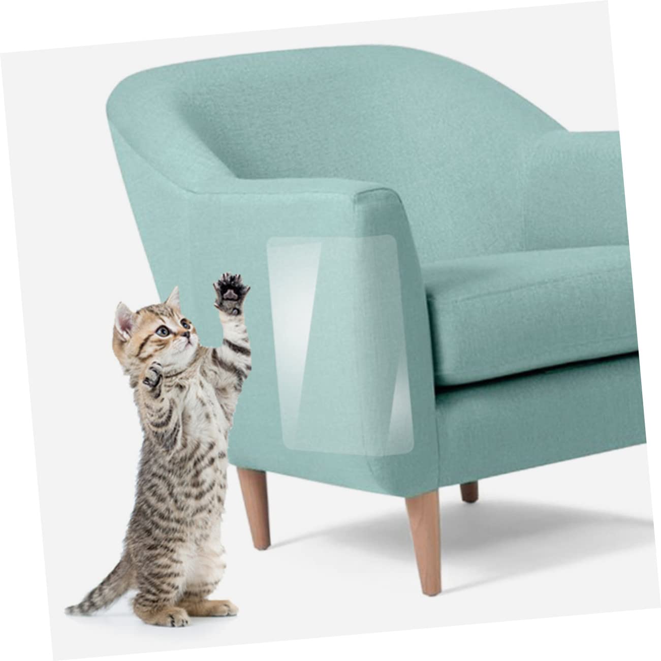 FRCOLOR 18blätter Kratzschutzfolie Für Möbel Selbstklebende Katzenmöbelschoner Transparentes Sofa Kratzschutzpad Effektiver Schutz Gegen Kratzen Für Couch Stühle Und Mehr