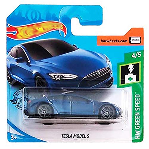 Fm Cars H O T W H E E L S Tesla Model S Hw Green Speed 45 226250