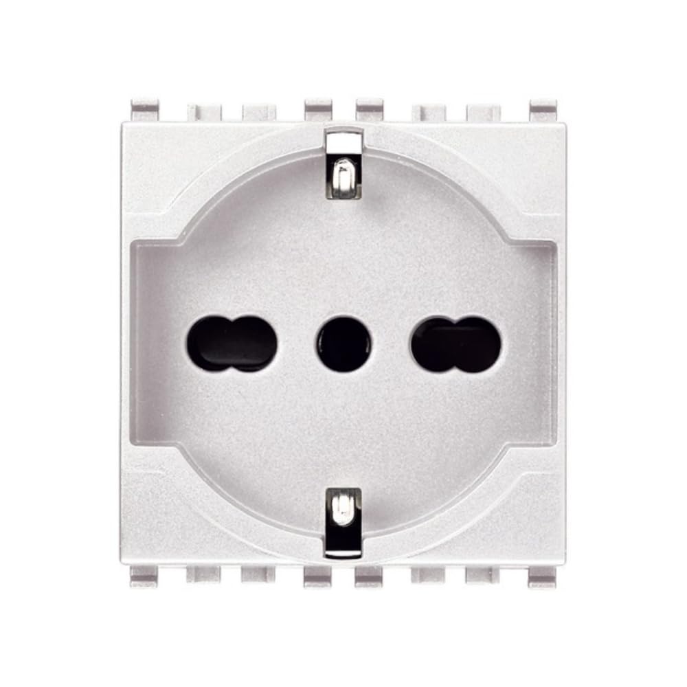 Vimar Presa 2Pcon T 16A Universale, Bianco - 4