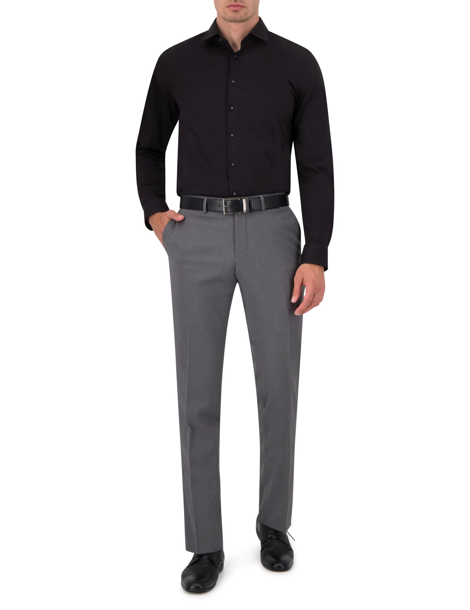 OLYMP Herren Businesshemd Langarm No. Six,Einfarbig,super Slim,Urban Kent