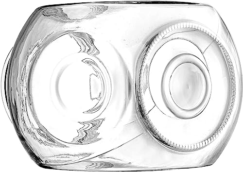 WUWEOT 2 Pack Glass Candy Jar, 2.2L Cookie Jar with Lid Clear Candy Container, Kitchen Countertop Penny Canning Jars for Cookies, Snacks, Cakes, Food Safe, Wide mouth Opening - Image 3