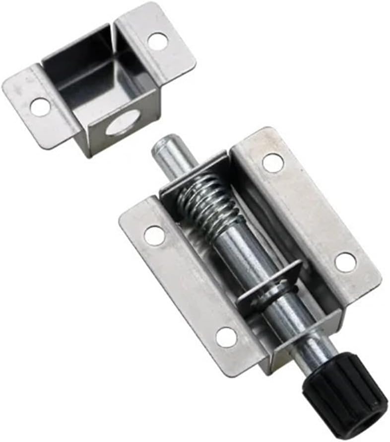 Stainless Steel Spring Buckle Lock for Industrial Cabinet Doors and Mechanical Equipment 1Pcs(No Buckle-1)