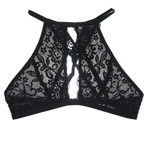 Frdmbeauty Hollow High Neck Halter Bralette Sexy Lace Babydoll Crop Top Wireless Bra Cute Lingerie For Women Sexy Black Small Buy Online In Gibraltar At Gibraltar Desertcart Com Productid 86775941
