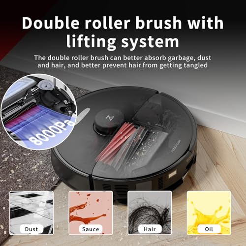 29 Pack Parts Compatible with Roborock S8 MaxV Ultra, S8 Max Ultra Vacuum Cleaner, 2 Main Brush,1 Cleaning Brush, 6 Mop Pads, 6 Black Side Brushes, 6 Dust Bags, 4 Filter, 2 Installation Tools