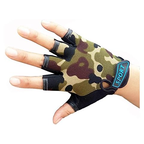 EurHouse Half Finger Cycling Gloves for Kids Cover