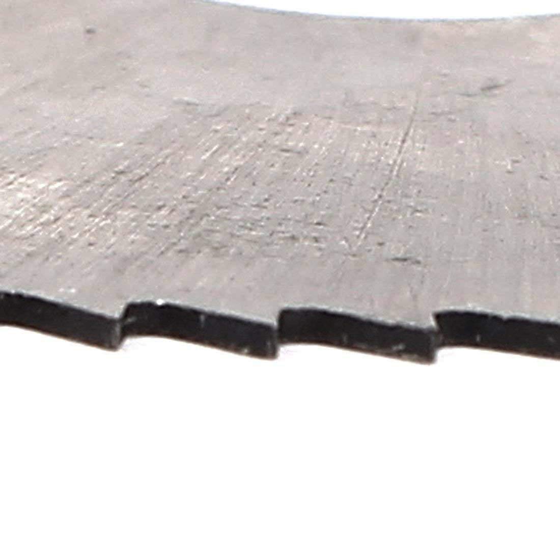 5pcs 72 Teeth HSS Slitting Saw Arbor Hole Round Slotting Cutting Wheel Disc Jeweler Mill Cutter Cutting Tool Silver Tone,60mm/2.4" Dia 0.5mm Thickness